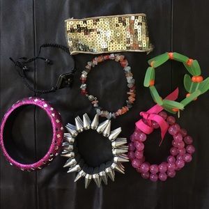 Lot of 7 bracelets - all from boutiques on Melrose